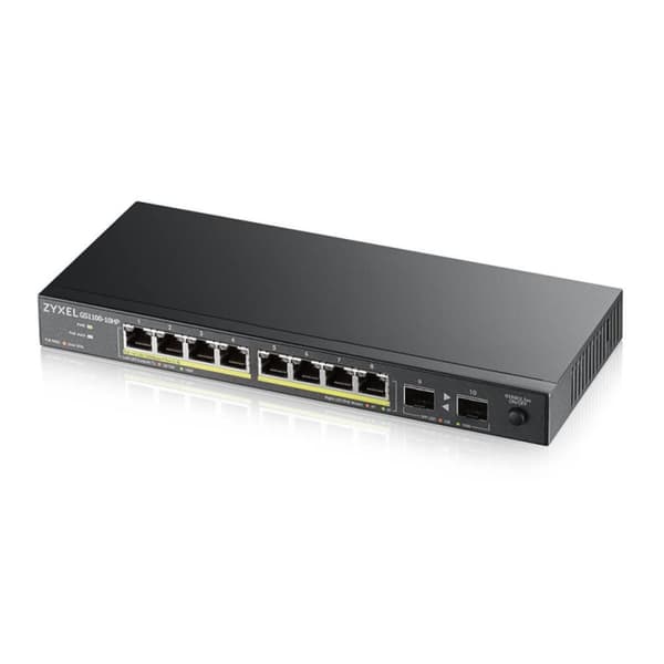 Switch ZyXEL GS1100-10HP v2 Svart