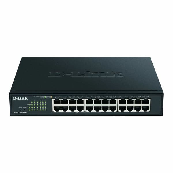 Kytkin D-Link DGS-1100-24PV2/E musta