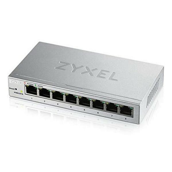 Työpöytäkytkin ZyXEL GS1200-8-EU0101F 16 Gbps LAN RJ45 x 8
