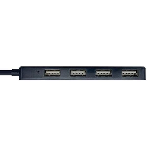 Aisens USB 2.0 Hub Typ A/M-4xtyp A/H Svart 30 cm