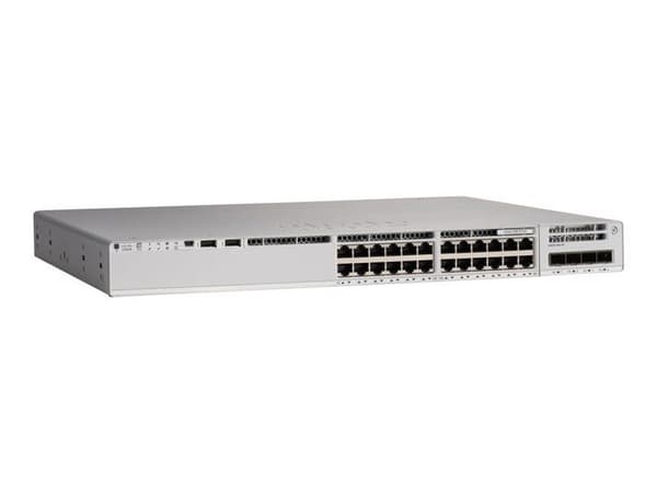 Switch - CISCO - Catalyst 9200L - 24 PoE+-portar - Gigabit Ethernet - StackWise