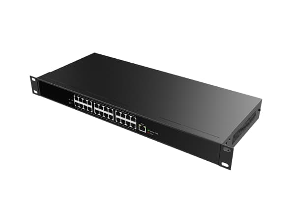 Fanvil PN24, Uhåndtert, Fast Ethernet (10/100), Rack-montering Sort