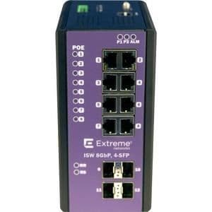 EXTREMA NÄTVERK - ISW 8GBP4-SFP 8-PORTAR POE+ GIGABIT M/4-PORTAR - Färg: Svart Svart, lila