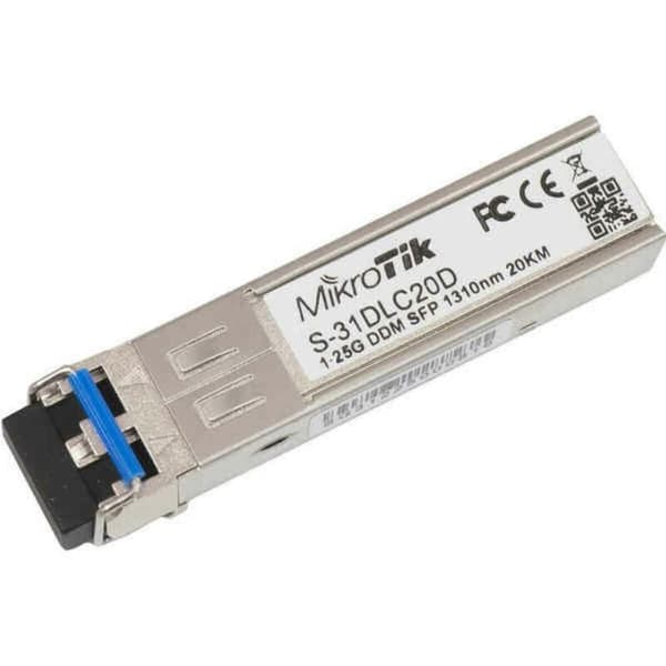 SFP fibermodul MultiModo Mikrotik S-31DLC20D 1250 Mbit/s