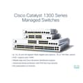 Miniatyrbild 3 av 3: Switch - CISCO - Catalyst 1300 - 8 portar GE - Extern strömförsörjning - Gigabit Ethernet