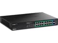Miniatyrbild 5 av 5: TRENDnet TPE-TG182ES - Version v1.0R - switch - EdgeSmart - smart - 16 x Gigabit Ethernet + 2 x Gigabit SFP - rackmonterbar - PoE+ (240 W) - TAA-komp