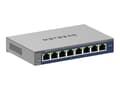 Miniatyrbild 2 av 3: Nätverksomkopplare - NETGEAR - GS108E - 8 portar - QoS - Bandbrettskontroll