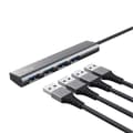 Miniatyrbild 2 av 4: Trust Halyx USB 3.2 Gen 1 Hub, 4 USB-A-portar, 5 Gbps Speed, Compact and Flat Data Hub, USB-adapter, Multiport USB Hub