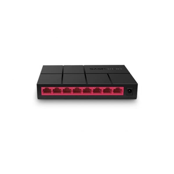 Switch Ethernet Gigabit 8 portar - Mercusys - MS108G - 10/100/1000 Mbps - Plug and Play - Grön Ethernet