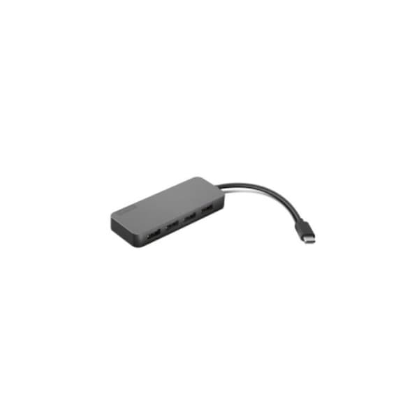 USB Hub - Lenovo - HUB USB-C 4 I 1 - 4 portar USB-A - Bärbar - Förlängningsadapter