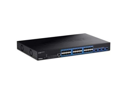 TRENDnet TL2-F70284 - Version v1.0R - switch - Skikt 2 - Administrerad - 24 x Gigabit Ethernet + 4 x 10 Gigabit SFP+ - rackmonterbar - TAA-kompatibel