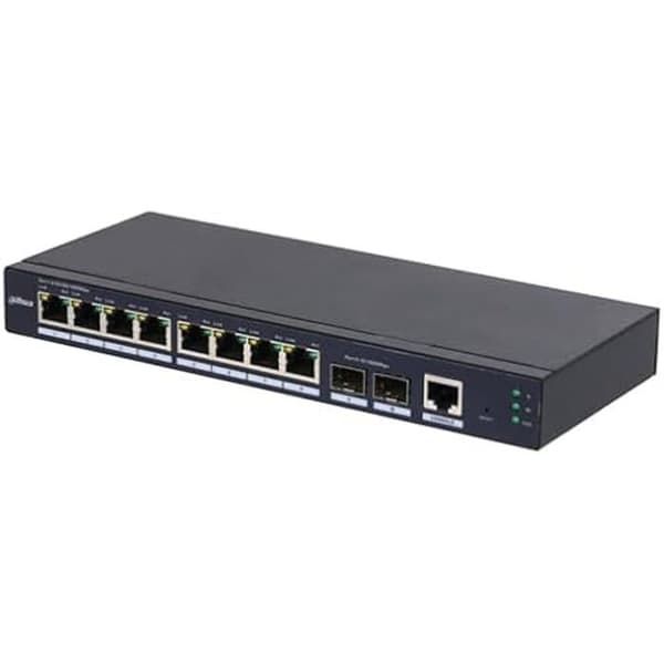 DAHUA DH-SG4010-2F IT-switch - 10-portars hanterad desktop Gigabit-switch