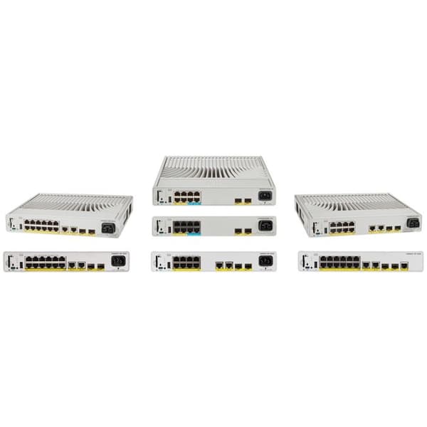 Administrerad switch - Cisco - Catalyst C9200CX-8UXG-2X-E - 8 portar - PoE - 32000 MAC-adresser