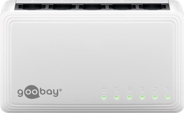 Goobay 5-portars gigabit Ethernet-switch