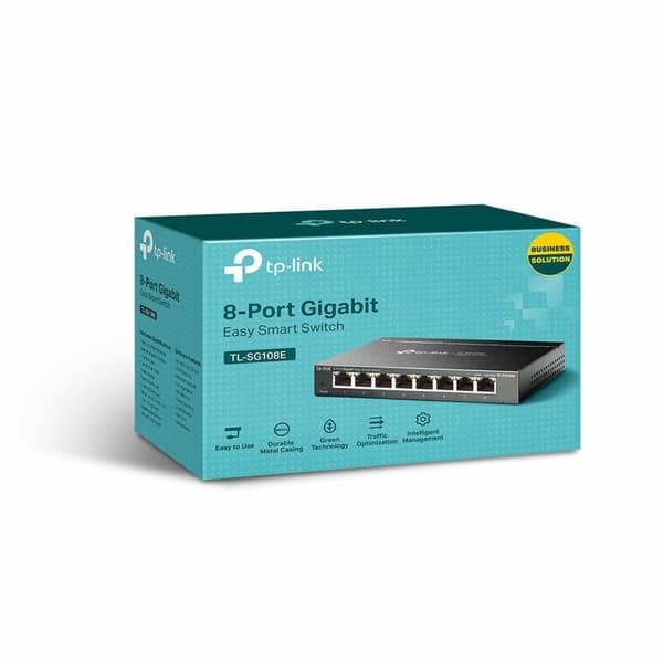 Skrivbords omkopplare TP-Link TL-SG108E 8P Gigabit