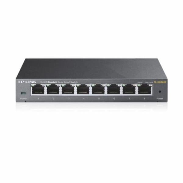 Skrivbords omkopplare TP-Link TL-SG108E 8P Gigabit Svart