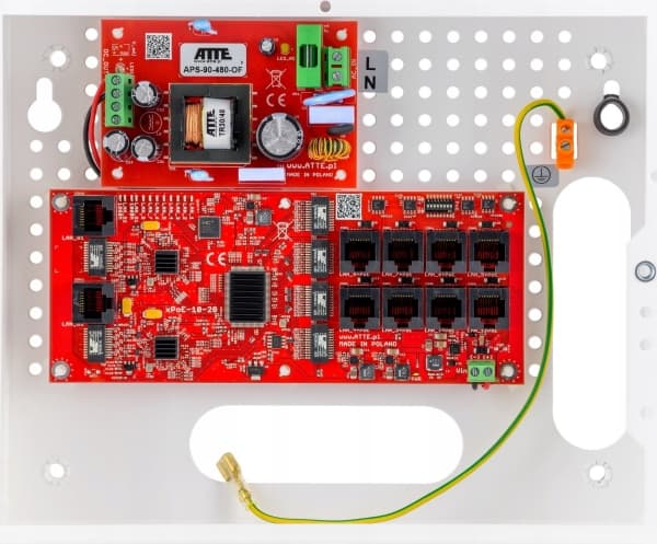 Šakotuvas SWITCH ATTE IP-8-20-E DO 8 KAMER IP