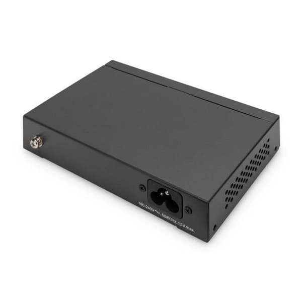 DIGITUS GIGABIT ETHERNET POE-SWITCH, 4 POE-PORTAR + 1 UPLINK-PORT,