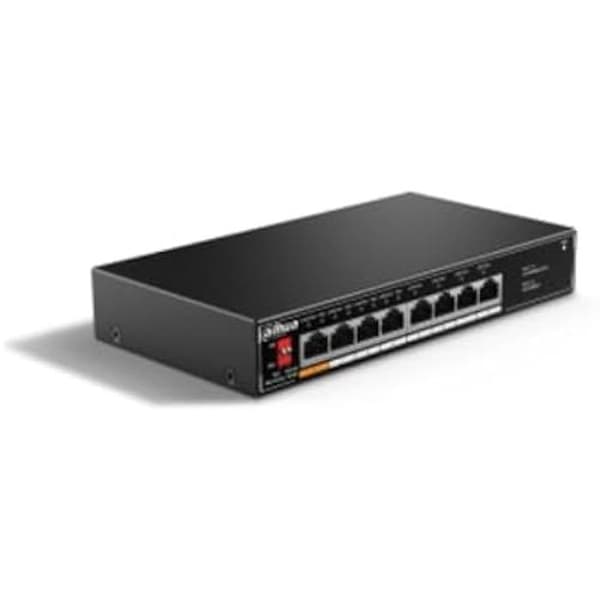 IT-switch DAHUA DH-SF1008LP 8-portars ohanterad skrivbordsswitch med 4-portars POE