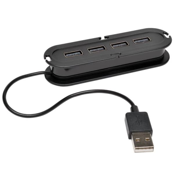 USB-hubb - Tripp Lite - U222-004 - 4 portar - Kompakt - Mobil - Hi-Speed