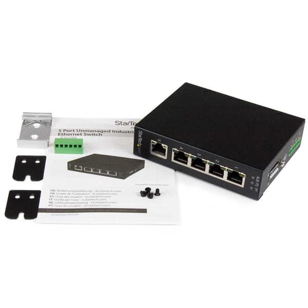 Startech 5 Port Ethernet 1gb Commuter Switch Svart One Size / EU Plug