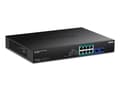 Miniatyrbild 2 av 4: TRENDnet TPE-1020SB - Version v1.0R - switch - smart - 8 x Gigabit Ethernet + 2 x Gigabit SFP - rackmonterbar - PoE++ (180 W) - TAA-kompatibel