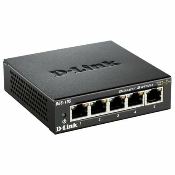 Svitsj D-Link DGS-105 2 Gbps Sort