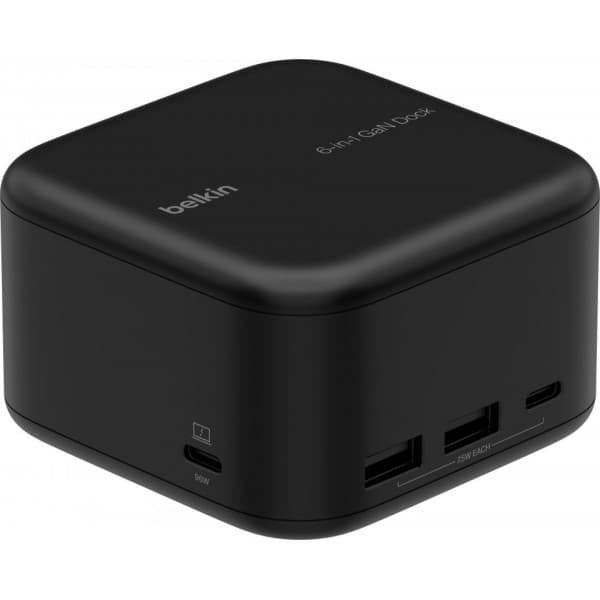 Belkin USB-C 6-in-1 Core GaN -telakka, 130 W