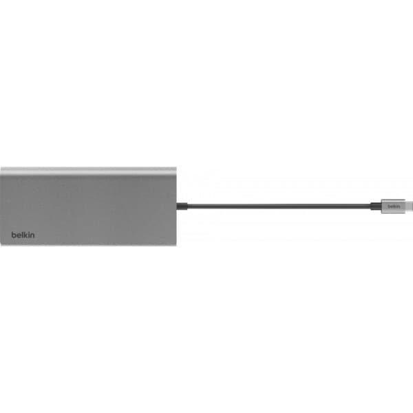 Belkin Connect USB-C 8-i-1 Dual Display Core Hub - hub, otte porte