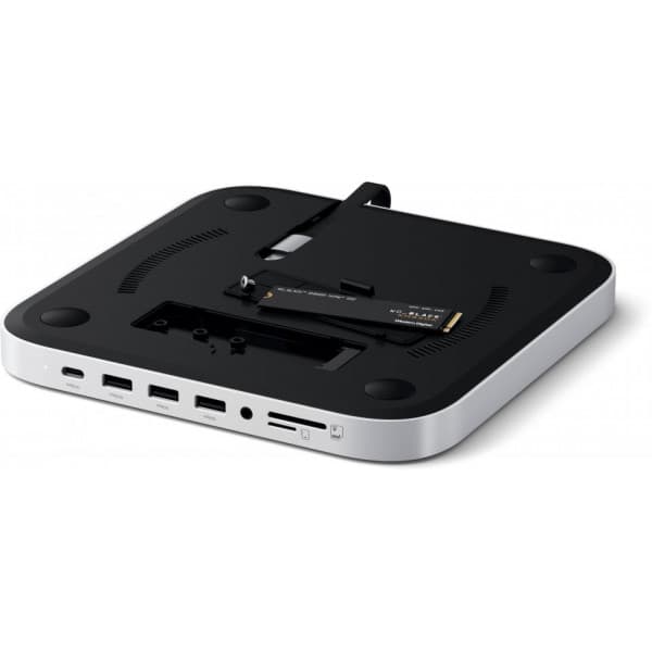 Satechi Stand Hub for Mac mini -telakka, hopea