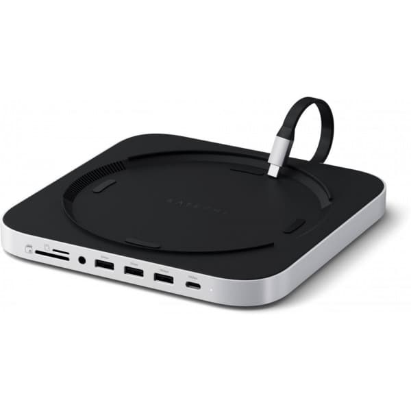 Satechi Stand Hub for Mac mini -telakka, hopea
