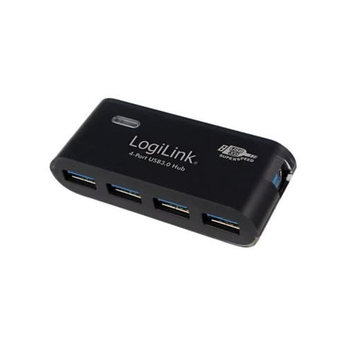 LogiLink USB 3.0 Hub 4-Port - hubb - 4 portar