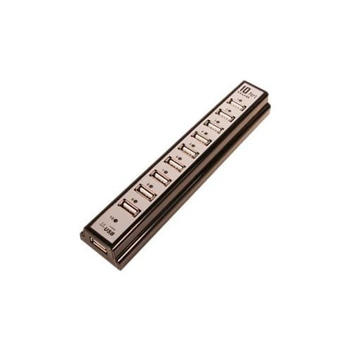 LogiLink USB 2.0 Hub 10-Port - hubb - 10 portar