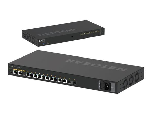 Switch Ethernet - NETGEAR - M4250 - 10 portar - PoE+ - Rackbar