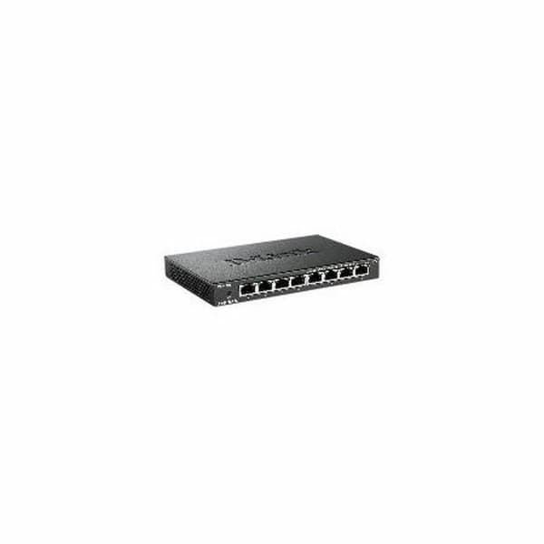 Svitsj D-Link DES-108 1.6 Gbps Sort