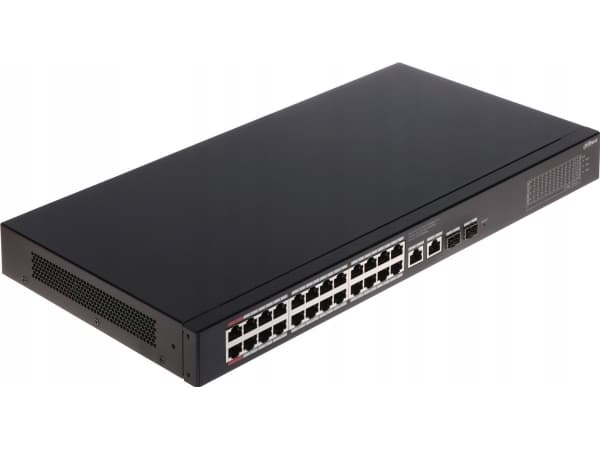 Dahua Technology CS4228-24GT-240, hanterad, L2, Gigabit Ethernet (10/100/1000), Strömförsörjning via Ethernet (PoE) stöd, Rackmontering