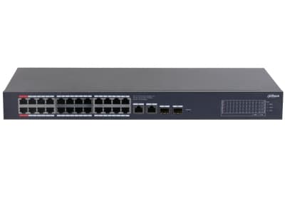 Dahua Technology CS4228-24GT-240, hanterad, L2, Gigabit Ethernet (10/100/1000), Strömförsörjning via Ethernet (PoE) stöd, Rackmontering