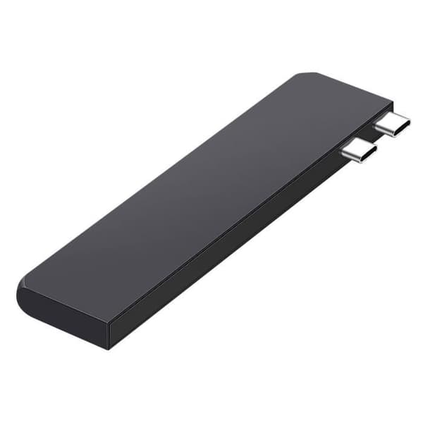 Macbook Hub Satechi Pro Slim Hub Svart, USB USB-C HDMI 4K-kortläsare