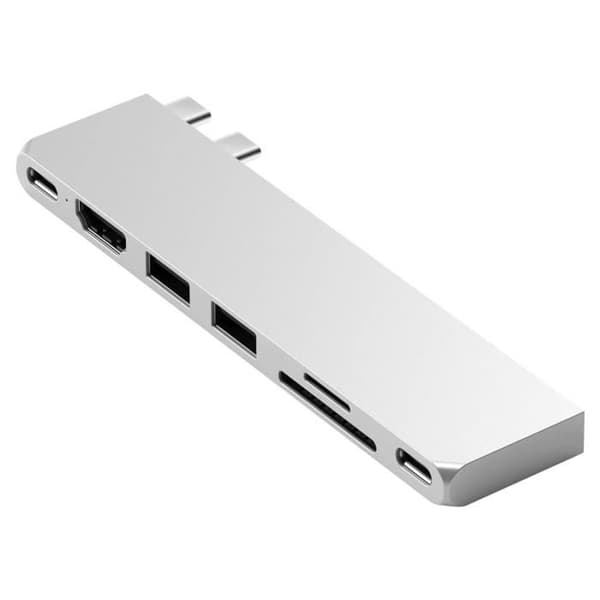 Hub USB-C - Satechi - Pro Hub Slim - Silver - HDMI 4K - 2 portar USB 10Gbps