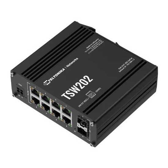 Teltonika Tsw202 8xgbe Poe/poe+ Verkkokytkim Alumiini, Sininen