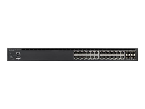 LANCOM XS-4530YUP - Switch - stackable, multi-gigabit, for medium, data intensive infrastructures - L3 - Styrt - 12 x 100/1000/2.5G (PoE++) + 12 x 10 Sort
