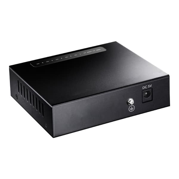 Cudy GS105 nätverksswitch Gigabit Ethernet (10/100/1000) Svart