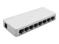 Miniatyrbild 1 av 2: Qoltec - Switch - ohanterad - 8 x 10/100/1000 - skrivbordsmodell