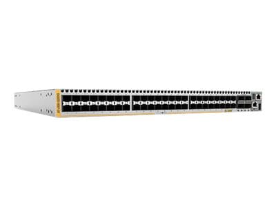 Allied Telesis AT-x950-52XSQ-B01, Hallittu, L3+, Ei mitään, Täysin kaksipuolinen, Telineasennus, 1U