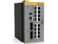 Miniatyrbild 2 av 2: Allied Telesis AT IE340-20GP - Switch - L3 - Administrerad - 8 x 10/100/1000 (PoE+) + 8 x 10/100/1000 (PoE) + 4 x Gigabit SFP - DIN-skenmonterbar, vä