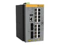 Miniatyrbild 1 av 2: Allied Telesis AT IE340-20GP - Switch - L3 - Administrerad - 8 x 10/100/1000 (PoE+) + 8 x 10/100/1000 (PoE) + 4 x Gigabit SFP - DIN-skenmonterbar, vä