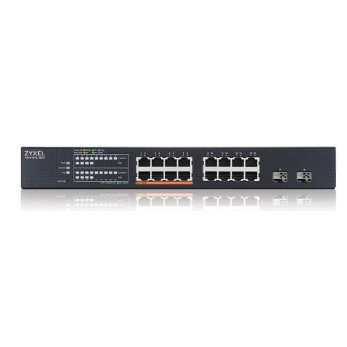 Zyxel XMG1915-18EP hanterad L2 2.5G Ethernet (100/1000/2500) Strömförsörjning via Ethernet (PoE) stöd