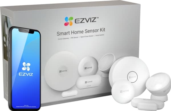 EZVIZ Home Sensor Kit, Valkoinen, Langaton RF, ZigBee/Wi-Fi, 2,4 GHz, Micro-USB B, -10 - 55 °C