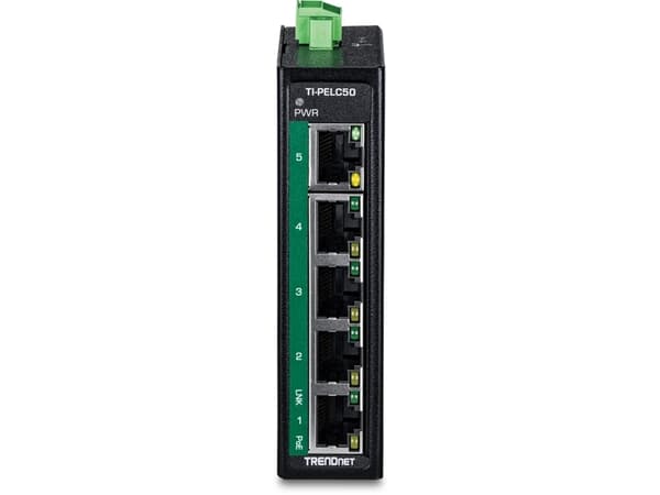 TRENDnet - Switch - DIN-skenmonterbar