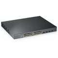 Miniatyrbild 3 av 4: Zyxel 24p Gbe Poe L2 Managed 4x10g Switch Svart One Size / EU Plug
